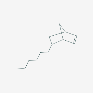 molecular formula C13H22 B3188577 Bicyclo[2.2.1]hept-2-ene, 5-hexyl- CAS No. 22094-83-3