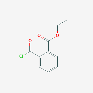 molecular formula C10H9ClO3 B3188579 Ethyl 2-(chlorocarbonyl)benzoate CAS No. 22103-82-8