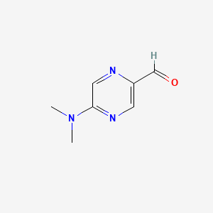5-(Dimethylamino)pyrazine-2-carbaldehyde