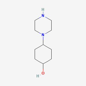 cis-4-Piperazin-1-yl-cyclohexanol