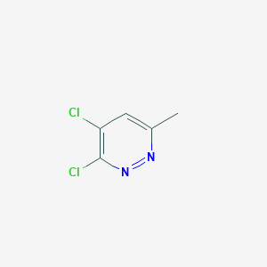 molecular formula C5H4Cl2N2 B3188623 3,4-Dichloro-6-methylpyridazine CAS No. 22390-45-0