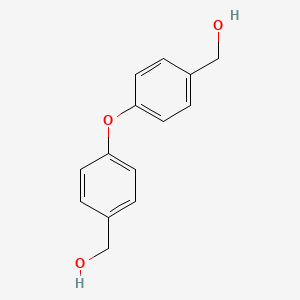 molecular formula C14H14O3 B3188762 4,4'-Bis(hydroxymethyl)diphenyl ether CAS No. 2350-43-8