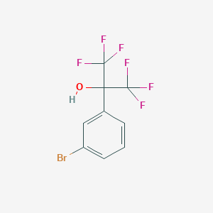 molecular formula C9H5BrF6O B3188789 2-(3-Bromo-phenyl)-1,1,1,3,3,3-hexafluoro-propan-2-ol CAS No. 2402-71-3