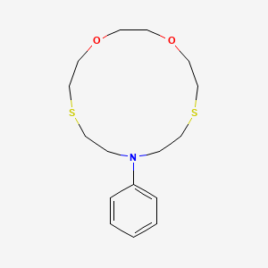 10-Phenyl-1,4-dioxa-7,13-dithia-10-azacyclopentadecane