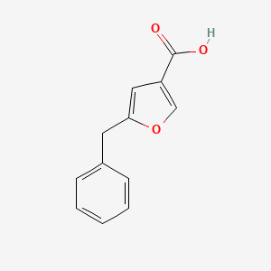 molecular formula C12H10O3 B3188812 5-benzylfuran-3-carboxylic acid CAS No. 24313-22-2
