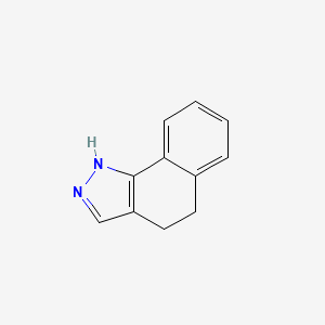molecular formula C11H10N2 B3188822 4,5-Dihydro-2h-benzo[g]indazole CAS No. 24445-06-5