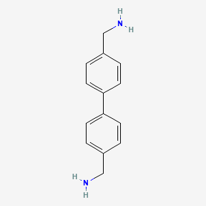 molecular formula C14H16N2 B3188836 [1,1'-Biphenyl]-4,4'-diyldimethanamine CAS No. 2457-28-5
