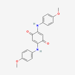 2,5-Bis[(4-methoxyphenyl)amino]cyclohexa-2,5-diene-1,4-dione