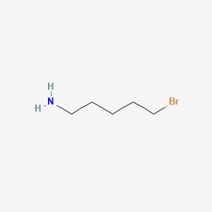 molecular formula C5H12BrN B3188992 5-Bromopentan-1-amine CAS No. 26342-08-5