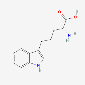 molecular formula C13H16N2O2 B3189047 2-氨基-5-(1H-吲哚-3-基)戊酸 CAS No. 26988-88-5