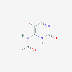 molecular formula C6H6FN3O2 B3189054 N4-acetyl-5-fluorocytosine CAS No. 2711-88-8