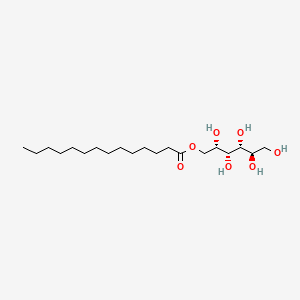 molecular formula C20H40O7 B3189068 D-Glucitol monomyristate CAS No. 27379-58-4
