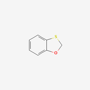 molecular formula C7H6OS B3189073 Benzo[d][1,3]oxathiole CAS No. 274-26-0