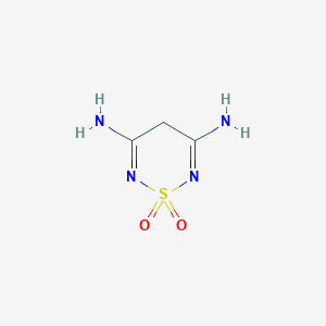 4H-1,2,6-Thiadiazine-3,5-diamine, 1,1-dioxide