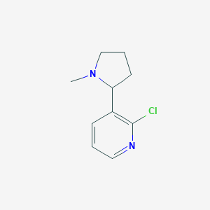 molecular formula C10H13ClN2 B031891 rac 2-Chloro Nicotine CAS No. 871894-35-8