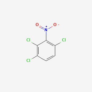molecular formula C6H2Cl3NO2 B3189105 1,2,4-Trichloro-3-nitrobenzene CAS No. 27864-13-7