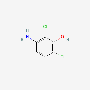 molecular formula C6H5Cl2NO B3189130 3-Amino-2,6-dichlorophenol CAS No. 28165-63-1