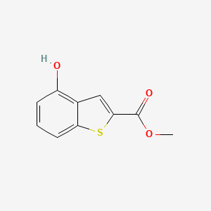 molecular formula C10H8O3S B3189326 Methyl 4-hydroxy-1-benzothiophene-2-carboxylate CAS No. 310391-14-1