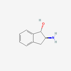 molecular formula C9H11NO B3189406 (1S,2S)-2-Amino-2,3-dihydro-1H-inden-1-ol CAS No. 32151-02-3