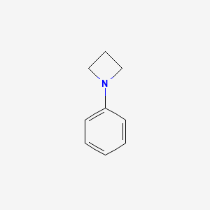 molecular formula C9H11N B3189537 N-Phenylazetidine CAS No. 3334-89-2