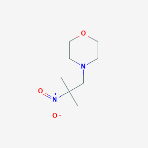 molecular formula C8H16N2O3 B3189557 N-(2-NITROISOTUTYL)-MORPHOLINE CAS No. 33453-98-4
