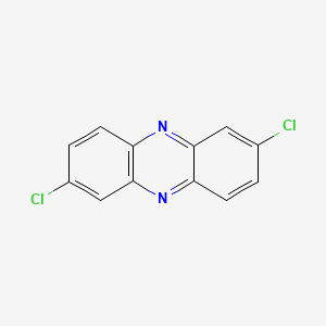 molecular formula C12H6Cl2N2 B3189586 2,7-Dichlorophenazine CAS No. 3372-79-0