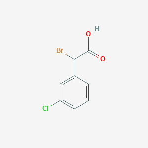 2-Bromo-2-(3-chlorophenyl)acetic acid