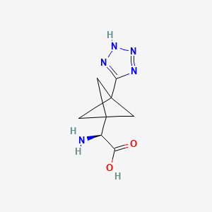 (2S)-2-amino-2-[3-(2H-1,2,3,4-tetrazol-5-yl)bicyclo[1.1.1]pentan-1-yl]acetic acid