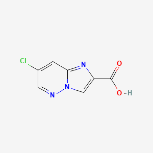 7-Chloroimidazo[1,2-b]pyridazine-2-carboxylic acid
