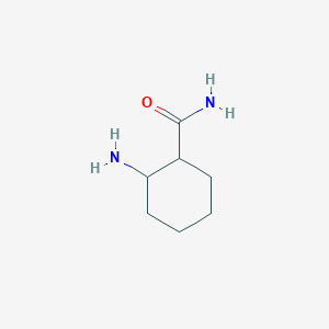 molecular formula C7H14N2O B3189667 2-Aminocyclohexanecarboxamide CAS No. 34126-95-9