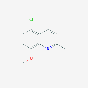 B3189671 Quinoline, 5-chloro-8-methoxy-2-methyl- CAS No. 34171-47-6