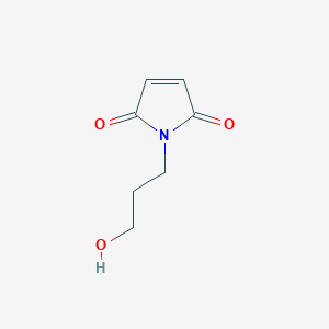 molecular formula C7H9NO3 B3189690 1-(3-hydroxypropyl)-1H-pyrrole-2,5-dione CAS No. 34321-80-7