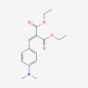 molecular formula C16H21NO4 B3189698 Diethyl [4-(dimethylamino)benzylidene]malonate CAS No. 3435-56-1