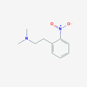 molecular formula C10H14N2O2 B3189727 n,n-Dimethyl-2-(2-nitrophenyl)ethanamine CAS No. 3478-91-9