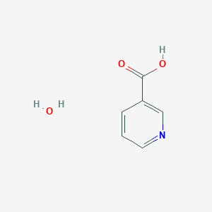 molecular formula C6H7NO3 B3189797 Nicotinic acid hydrate CAS No. 354527-69-8