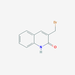 molecular formula C10H8BrNO B3189810 3-Bromomethyl-1,2-di-hydroquinolin-2-one CAS No. 35740-85-3