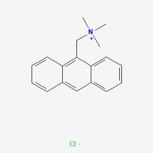 molecular formula C18H20ClN B3189822 9-Anthracenemethanaminium, N,N,N-trimethyl-, chloride CAS No. 35818-89-4