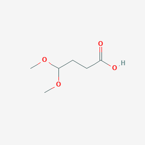 molecular formula C6H12O4 B3189827 4,4-dimethoxybutanoic Acid CAS No. 35848-90-9