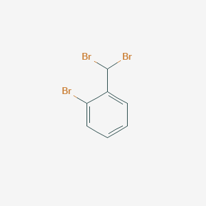 molecular formula C7H5Br3 B3189831 Benzene, 1-bromo-2-(dibromomethyl)- CAS No. 35849-08-2