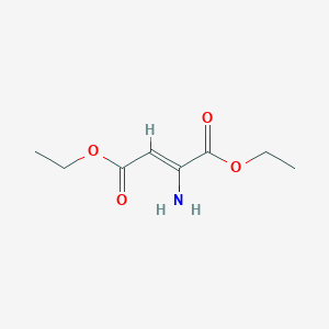 molecular formula C8H13NO4 B3189878 Diethyl 2-aminofumarate CAS No. 36016-13-4