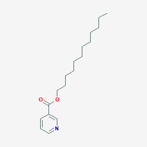 molecular formula C18H29NO2 B3189883 Nicotinic acid, dodecyl ester CAS No. 3612-78-0