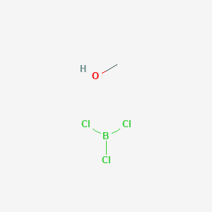 molecular formula CH4BCl3O B3189891 BORON TRICHLORIDE, METHANOL REAGENT 10 CAS No. 36254-91-8