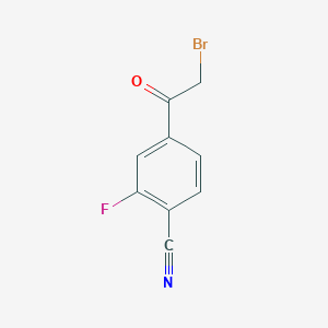 4-(2-Bromoacetyl)-2-fluorobenzonitrile
