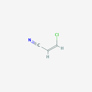 molecular formula C3H2ClN B3189950 (Z)-3-Chloroacrylonitrile CAS No. 3721-37-7