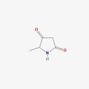molecular formula C5H7NO2 B3189997 5-Methylpyrrolidine-2,4-dione CAS No. 37772-93-3