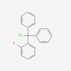 1-(Chlorodiphenylmethyl)-2-fluorobenzene