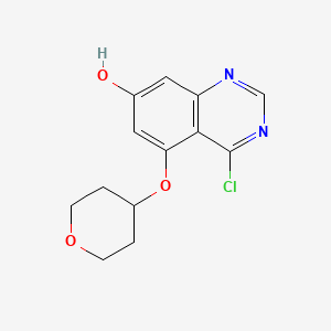 4-Chloro-7-hydroxy-5-tetrahydropyran-4-yloxyquinazoline