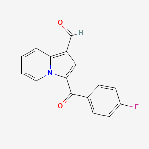 3-(4-Fluoro-benzoyl)-2-methyl-indolizine-1-carbaldehyde