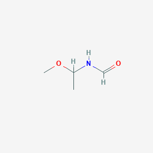 molecular formula C4H9NO2 B3190041 N-(1-methoxyethyl)formamide CAS No. 38591-94-5