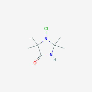 molecular formula C7H13ClN2O B3190059 1-Chloro-2,2,5,5-tetramethylimidazolidin-4-one CAS No. 38951-85-8